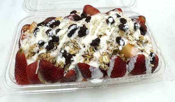 Fruit Salad with Cream (Bionicos) Fruit Salad with Cream (Bionicos) at La Michoacana de Tocumbo in Santa Fe Springs